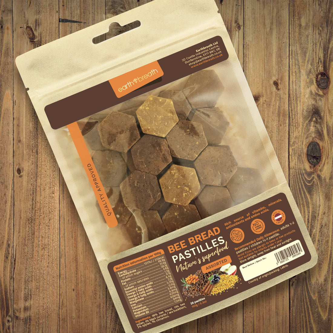 Assorted Bee Bread Pastilles 150g