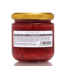 Load image into Gallery viewer, Honey with Cranberries 30g x 16 Mini Jars Earthbreath
