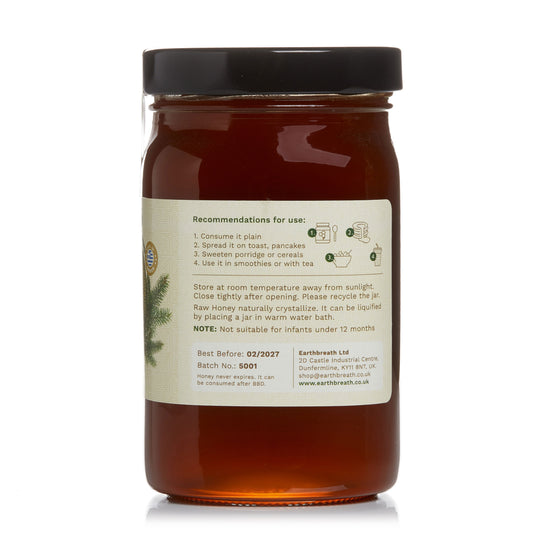 Organic Raw Greek Fir Honeydew Honey Earthbreath