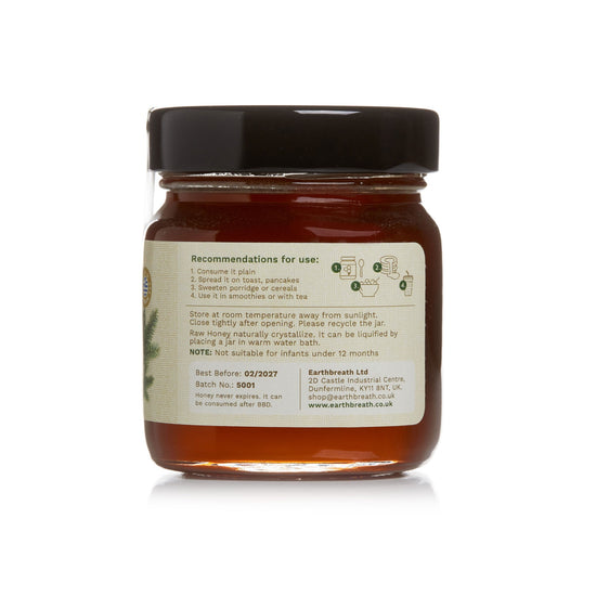 Organic Raw Greek Fir Honeydew Honey Earthbreath