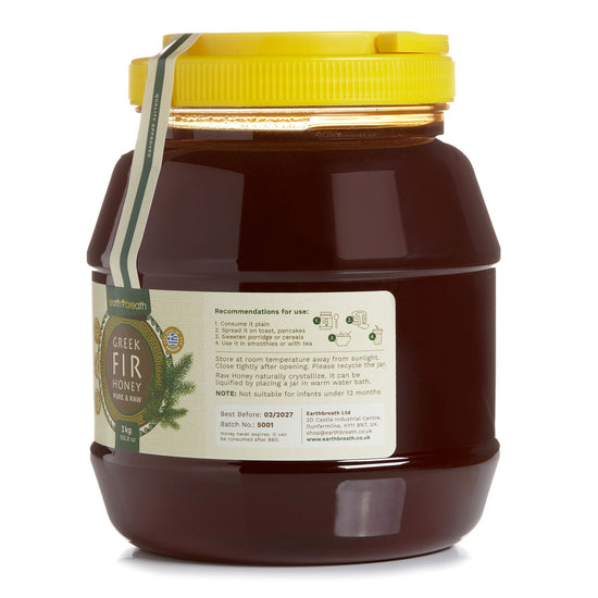 Organic Raw Greek Fir Honeydew Honey Earthbreath