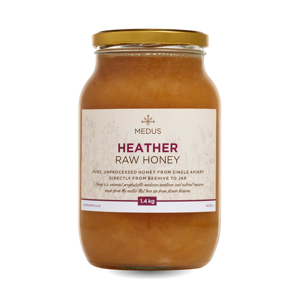 All Natural Raw Heather Honey Benefits Earthbreath