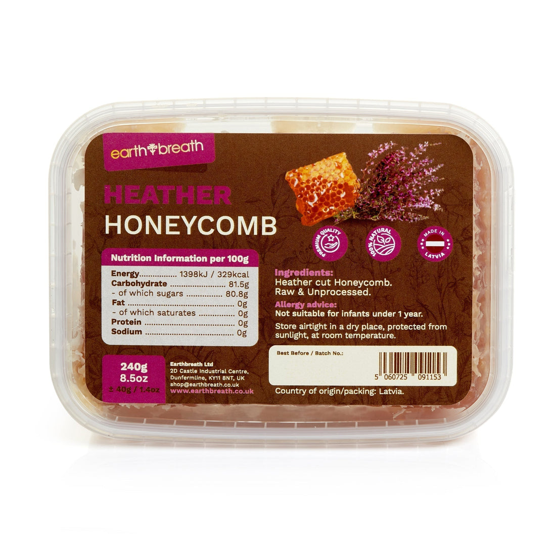 Set of 3 Raw Heather Cut Honeycombs (Copy) Earthbreath
