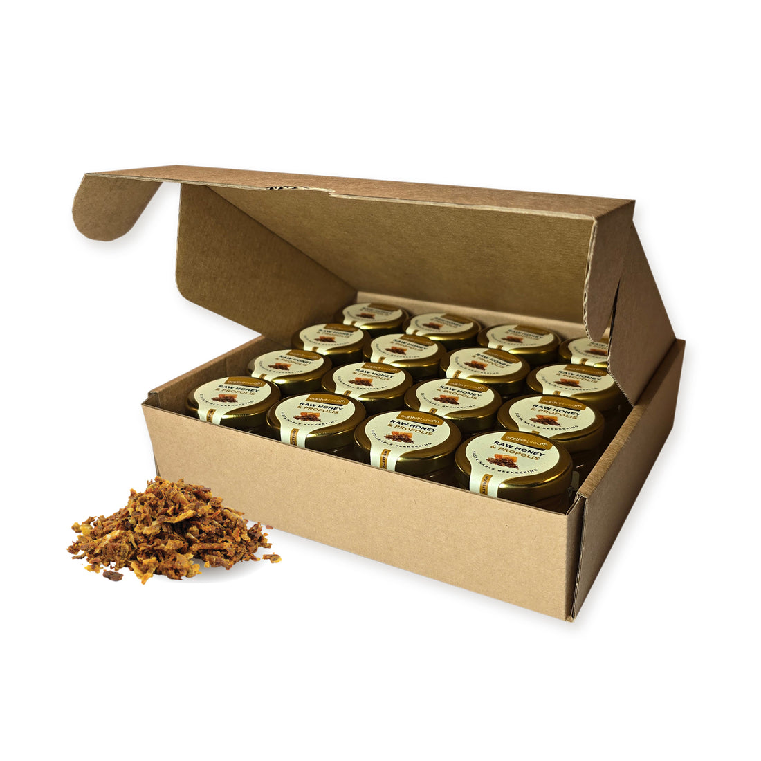Honey with Propolis Extract 30g x 16 Mini Jars