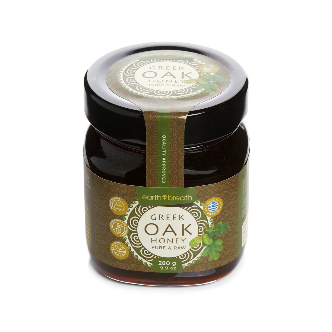 Organic Raw Greek Oak Honey Earthbreath