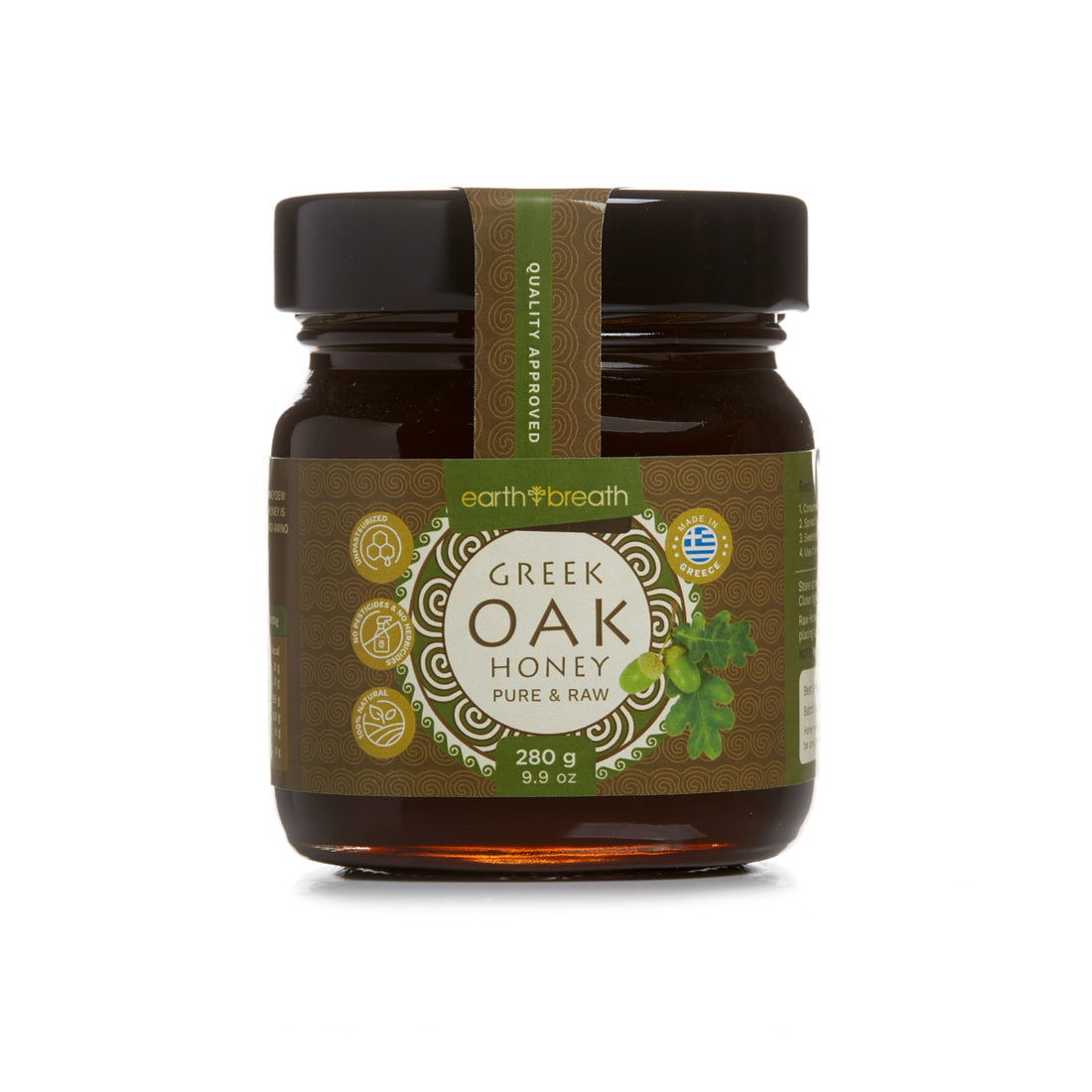 Organic Raw Greek Oak Honeydew Honey 280g - 3kg
