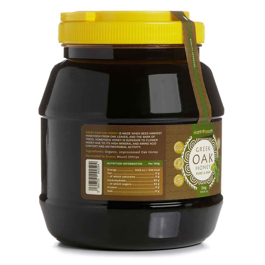 Organic Raw Greek Oak Honey Earthbreath