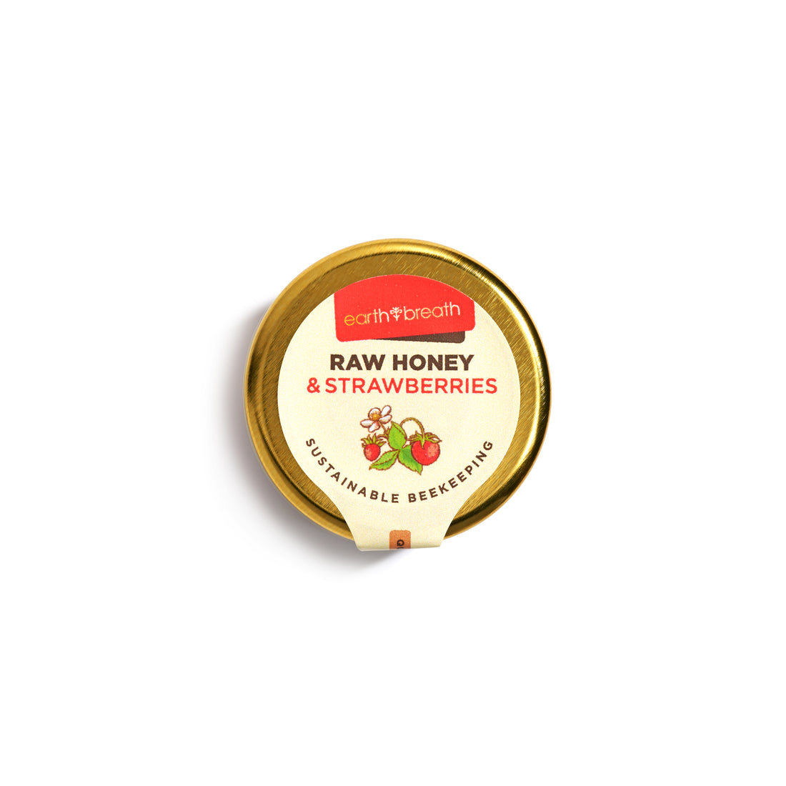 Honey with Strawberries 30g x 16 Mini Jars Earthbreath