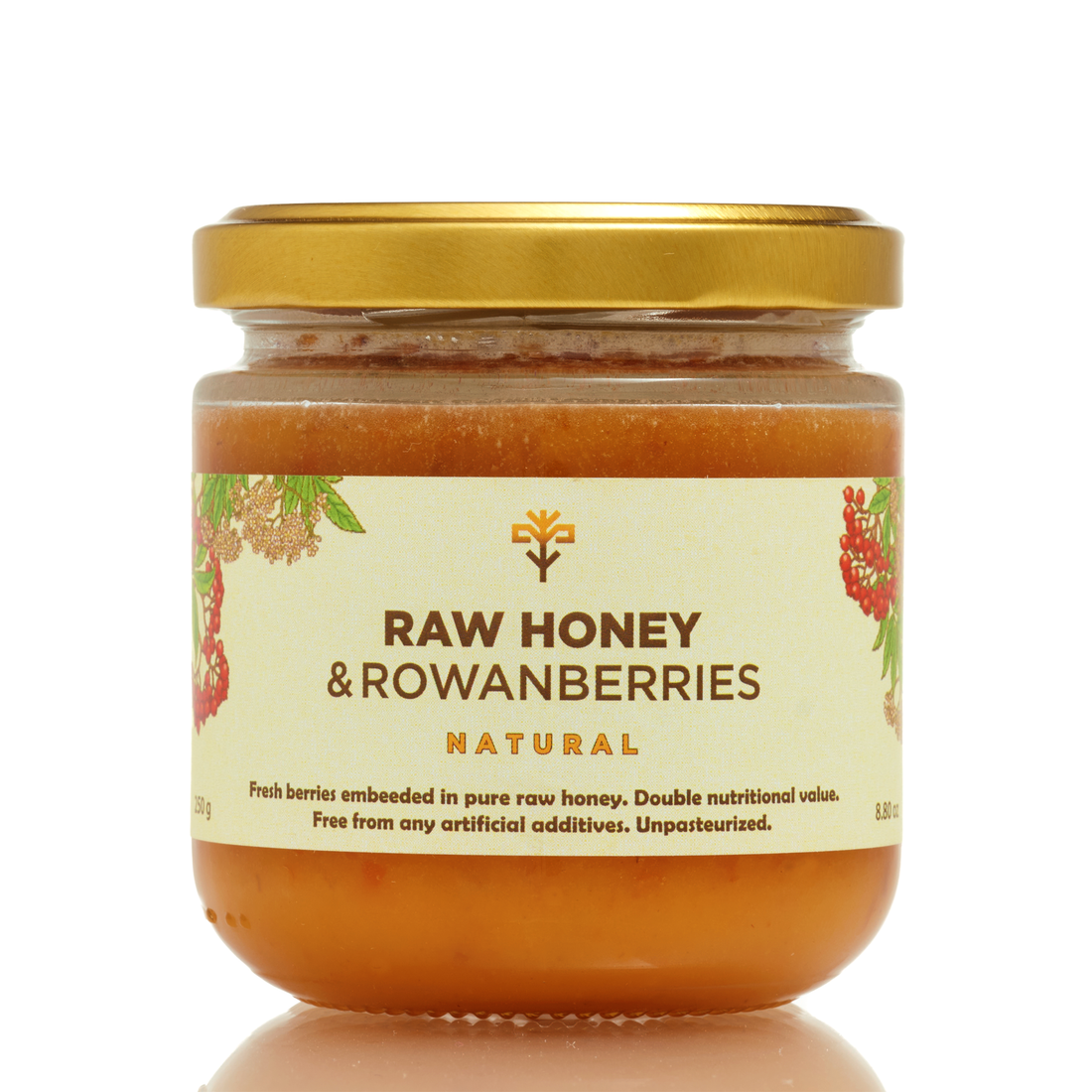 Starter Set – Heather Honeycomb, Wildflower Raw Honey, Bee Pollen, Honey with Rowanberries (Copy) Earthbreath