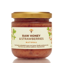 Load image into Gallery viewer, Honey with Strawberries 30g x 16 Mini Jars Earthbreath