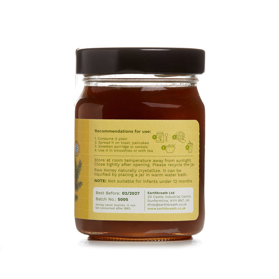 Organic Raw Vanilla Fir Honey Earthbreath