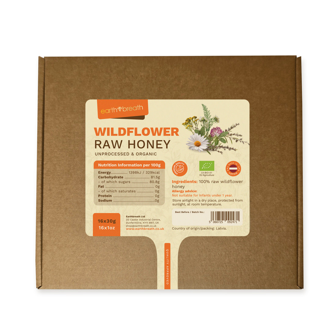Raw Wildflower Honey Earthbreath