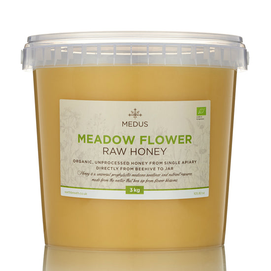 Organic Raw Meadow Flower Honey 400g - 3kg