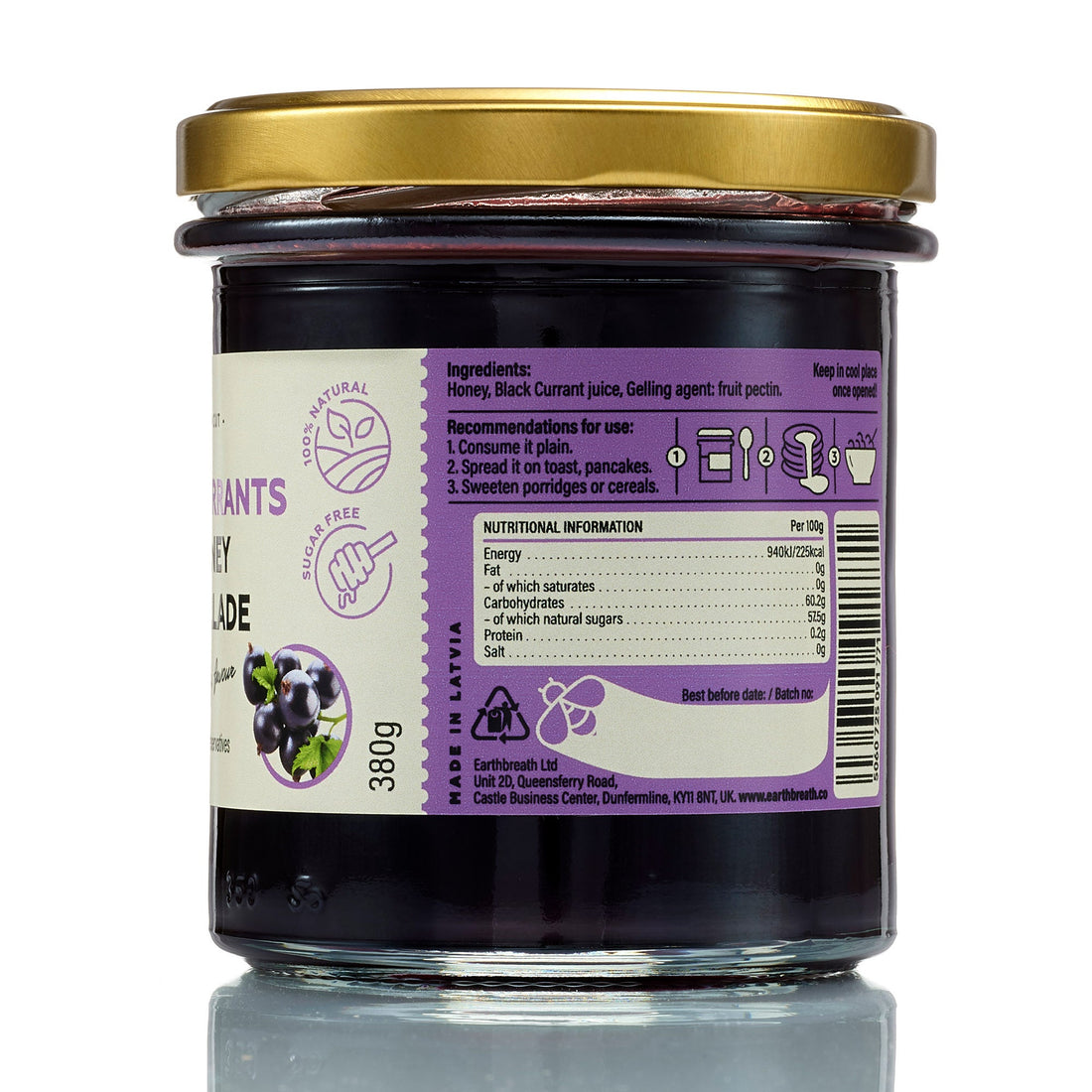 Black Currants - Honey Marmalade (Copy) Earthbreath