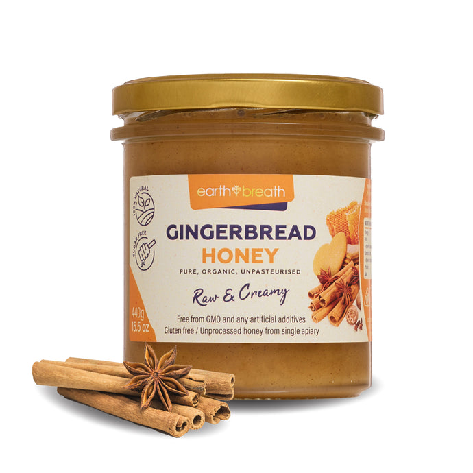 Organic Gingerbread Honey Earthbreath