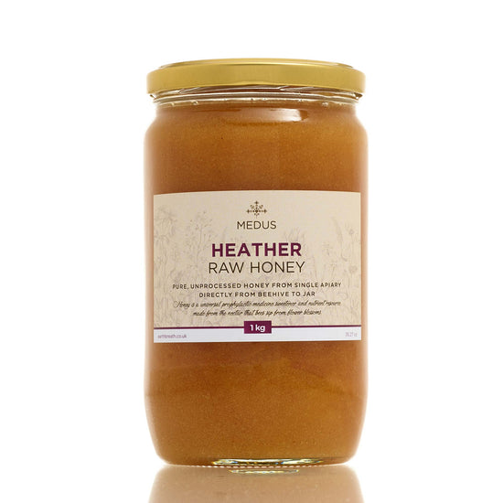 Organic Raw Creamed Heather Honey 1kg – Earthbreath