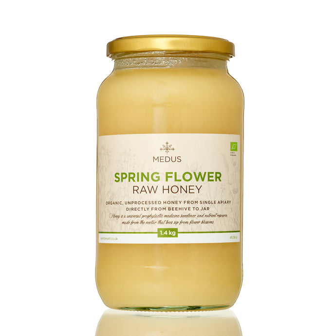 Organic Raw Spring Flower Honey Earthbreath