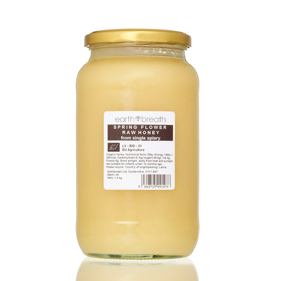 Organic Raw Spring Flower Honey Earthbreath
