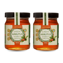 Load image into Gallery viewer, Set of 3 Organic Raw Greek Arbutus Floral Honey Earthbreath