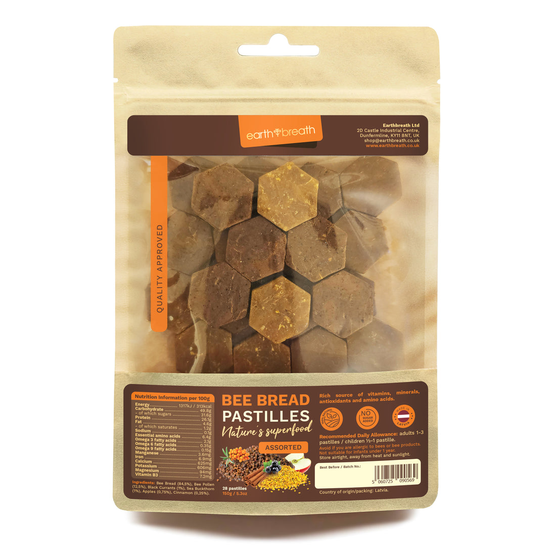 Assorted Bee Bread Pastilles 150g