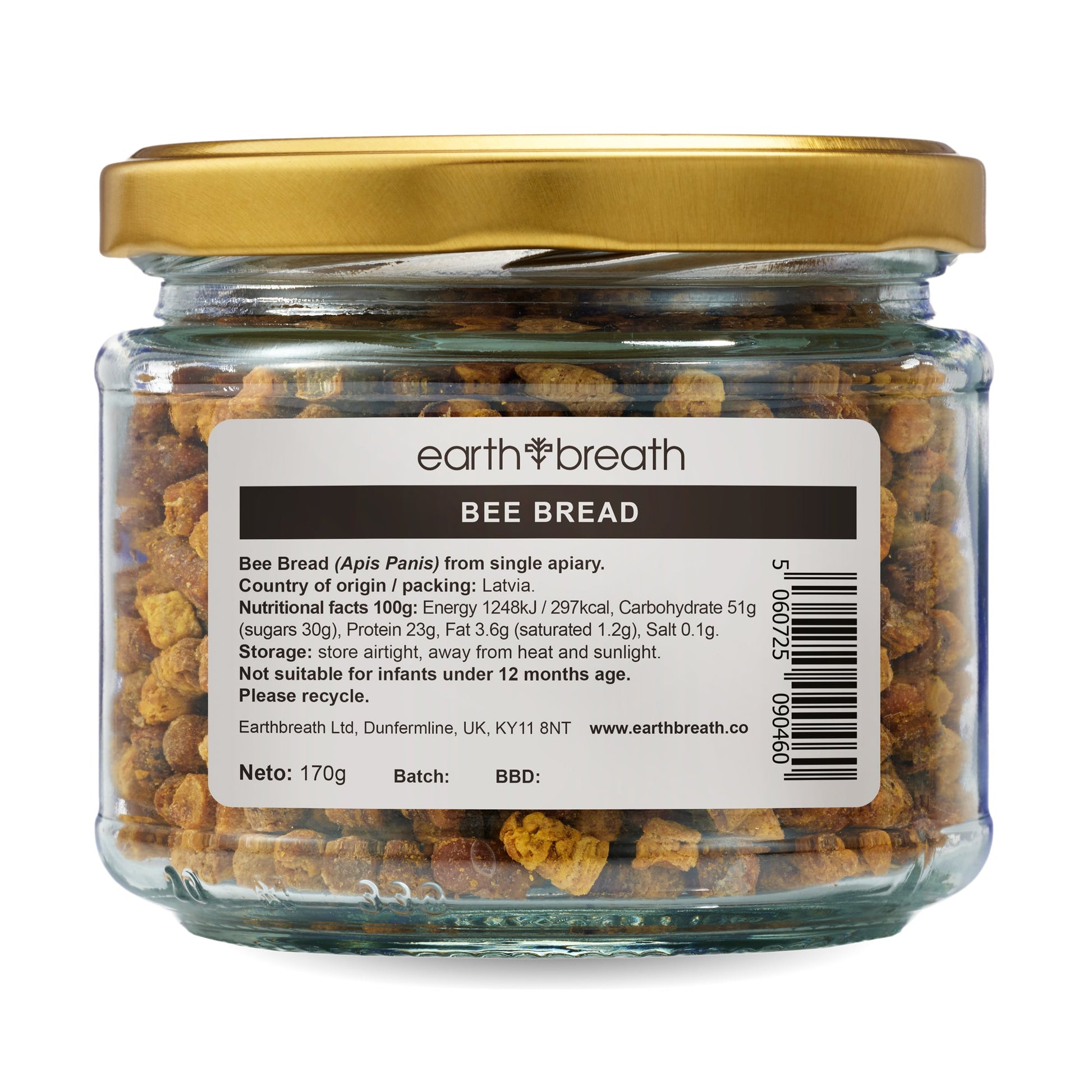Organic Bee Bread 100g in Paper Pouch Earthbreath