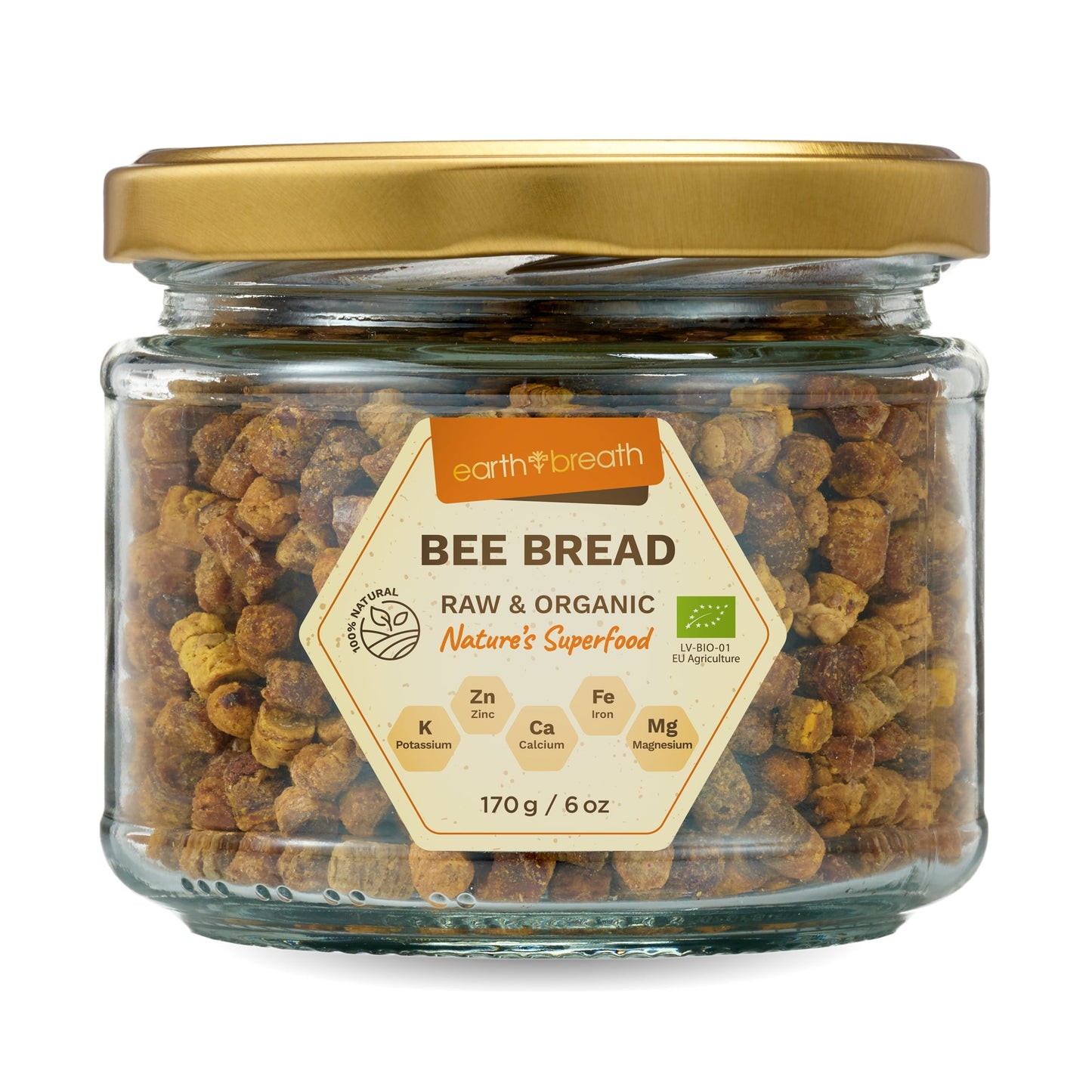 Organic Bee Bread 100g in Paper Pouch Earthbreath