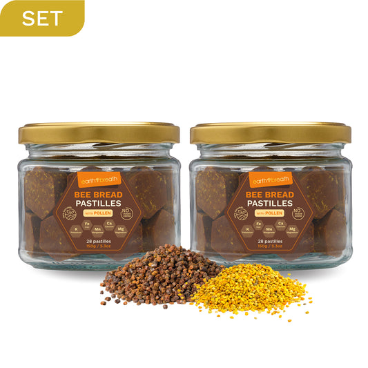 Bee Bread and Bee Pollen Pastilles - Set of 2 - 300g
