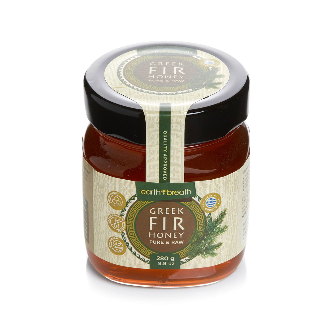 Organic Raw Greek Fir Honeydew Honey Earthbreath