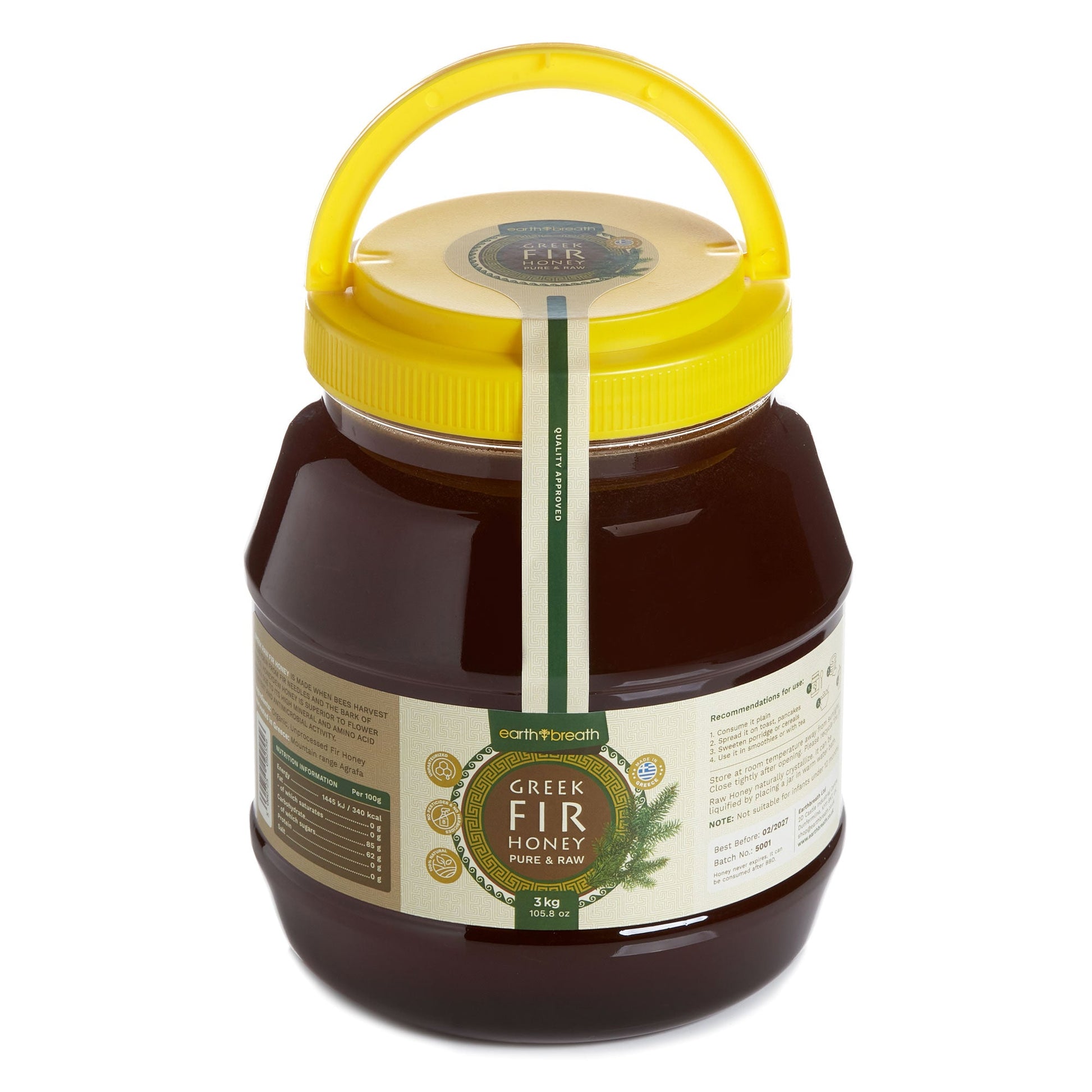 Organic Raw Greek Fir Honeydew Honey (Copy) Earthbreath