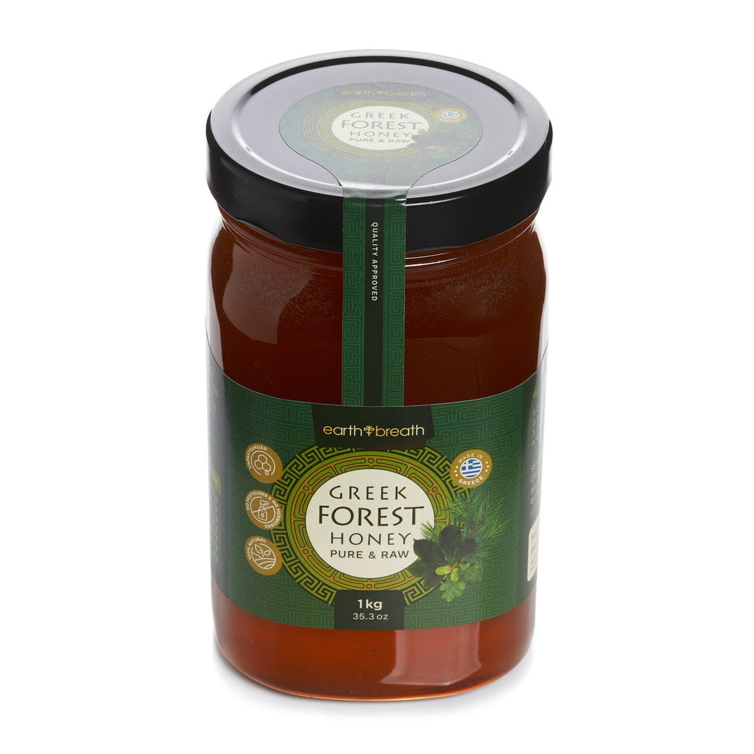 Organic Raw Greek Forest Honeydew Honey Earthbreath