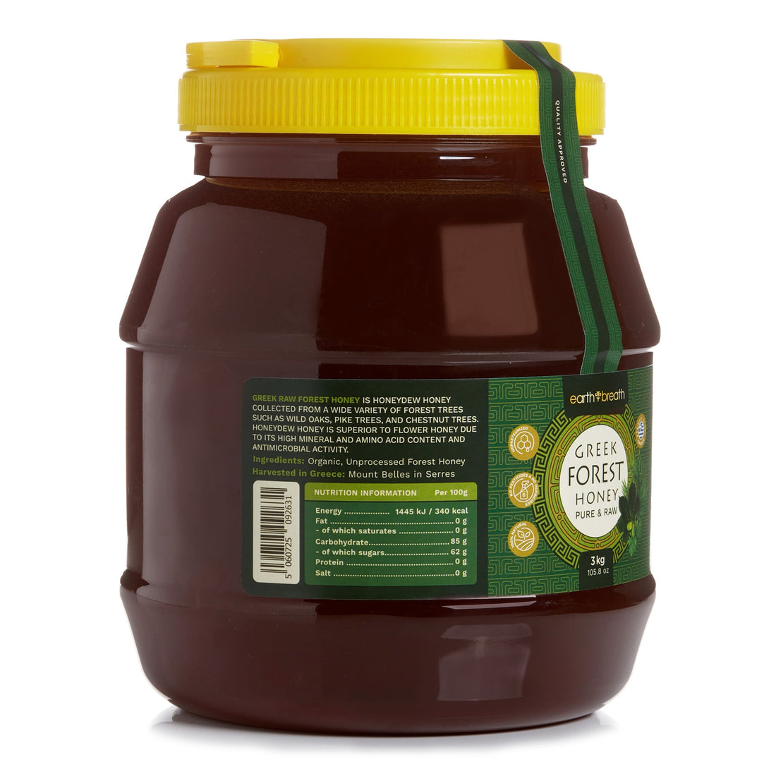 Organic Raw Greek Forest Honeydew Honey Earthbreath
