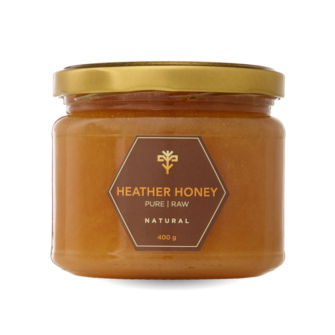 Organic Raw Creamed Heather Honey 400g Earthbreath