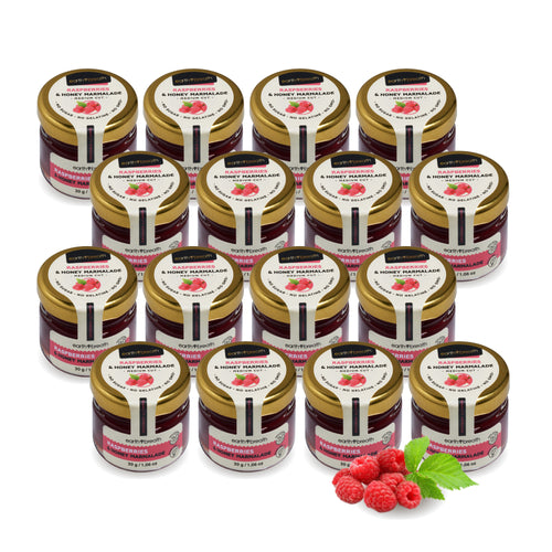 Raspberries & Honey Marmalade 30g x 16 Mini Jars