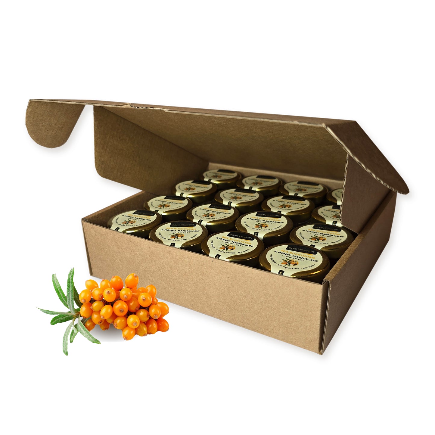 Sea Buckthorn & Honey Marmalade 30g x 16 Mini Jars