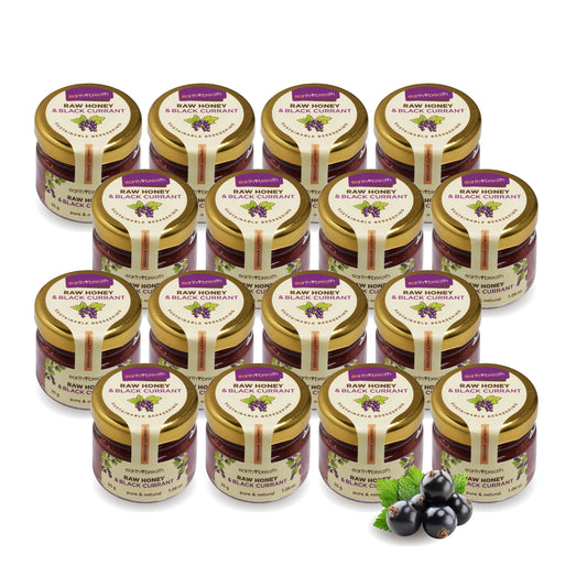 Honey with Black Currants 30g x 16 Mini Jars
