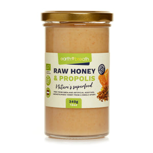 Organic Raw Honey with Pure Propolis 340g