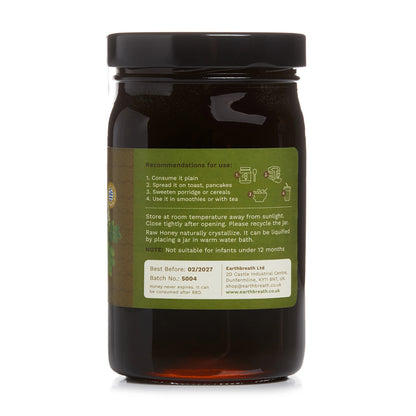 Organic Raw Greek Oak Honey Earthbreath