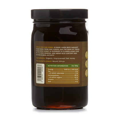 Organic Raw Greek Oak Honey Earthbreath