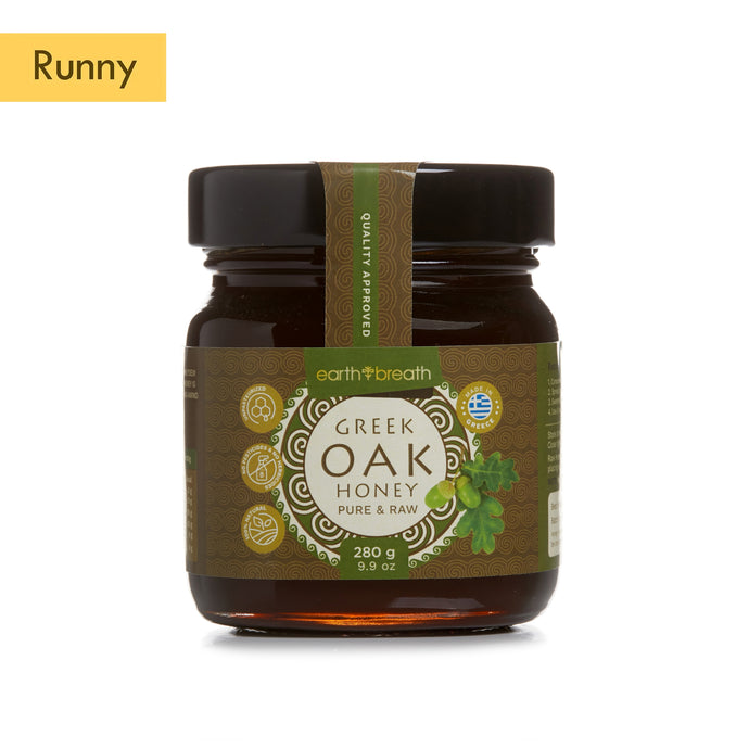 Organic Raw Greek Oak Honey Earthbreath