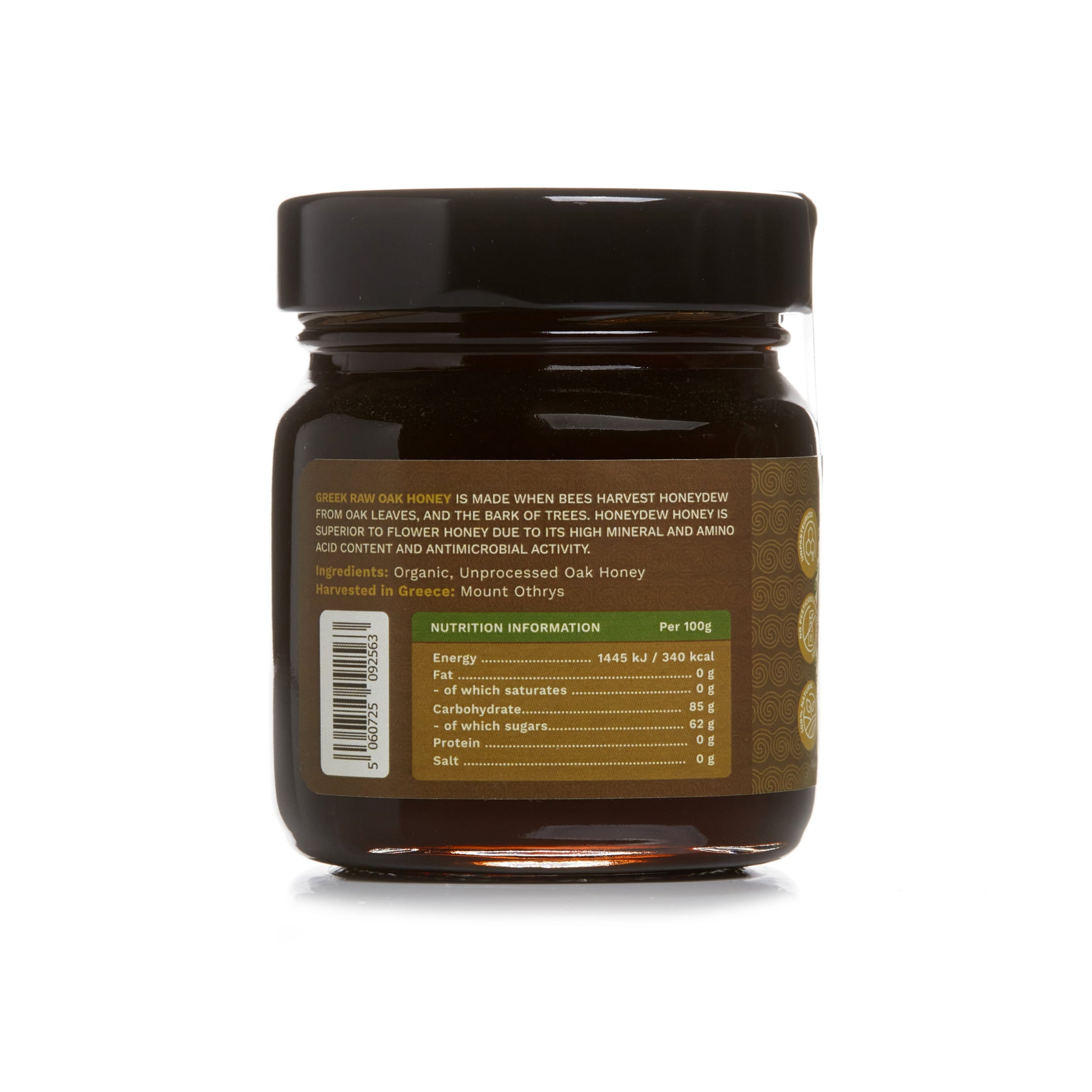 Organic Raw Greek Oak Honey Earthbreath
