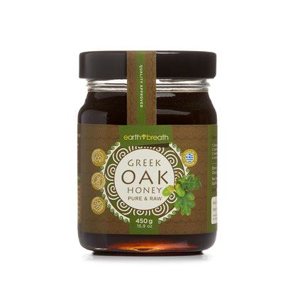 Organic Raw Greek Oak Honey Earthbreath