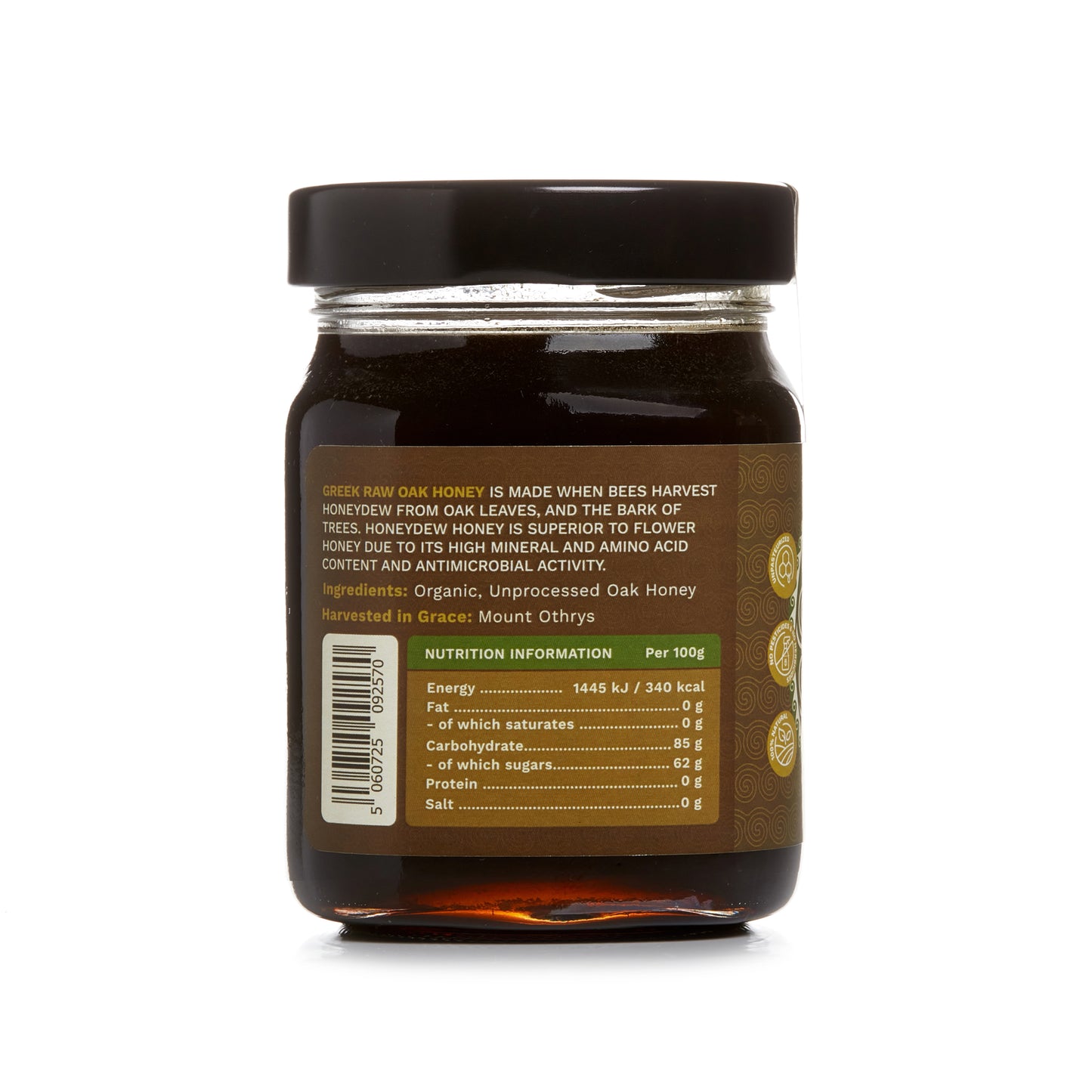 Organic Raw Greek Oak Honey Earthbreath