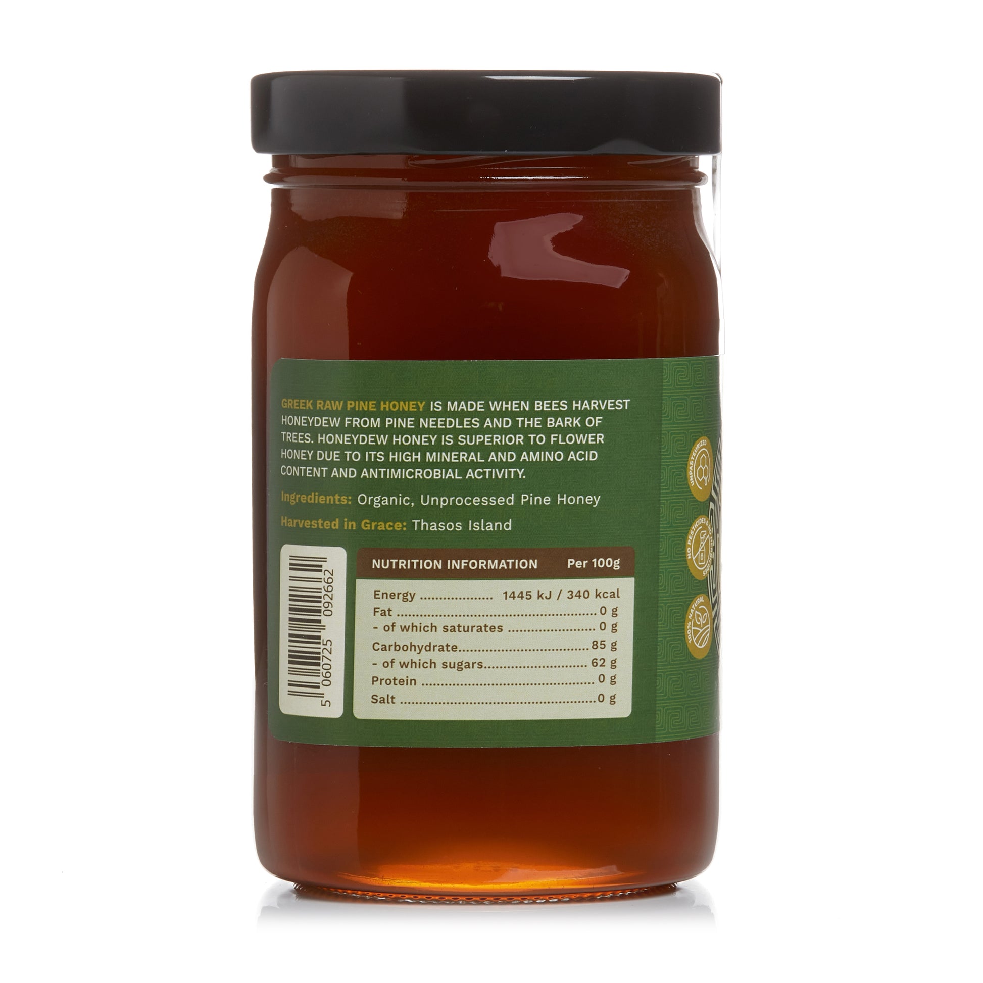 Organic Raw Greek Pine Honey Earthbreath