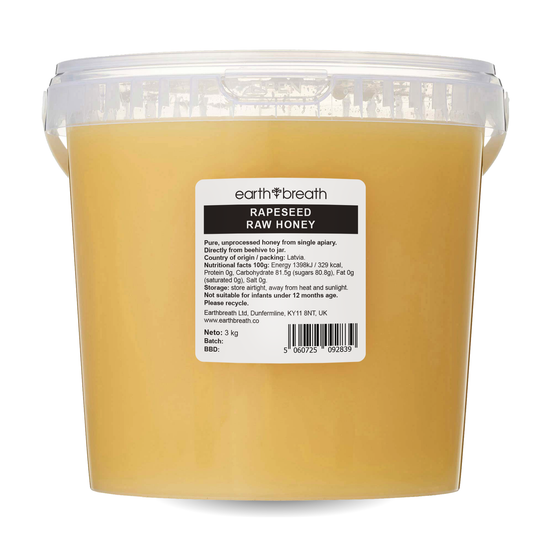 Raw Rapeseed Honey 400g - 3kg
