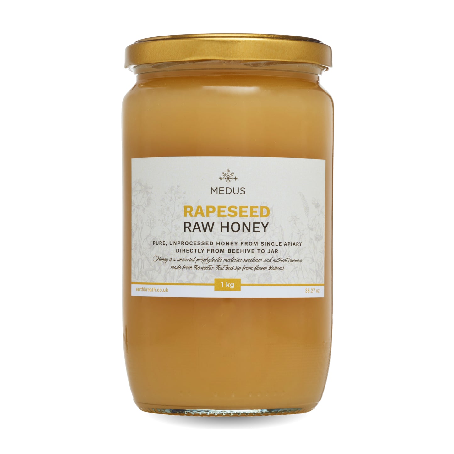 1kg Raw Honey - Wildflower | Forest | Clover | Heather | Spring | Meadow | Linden | Buckwheat | Rapeseed Earthbreath