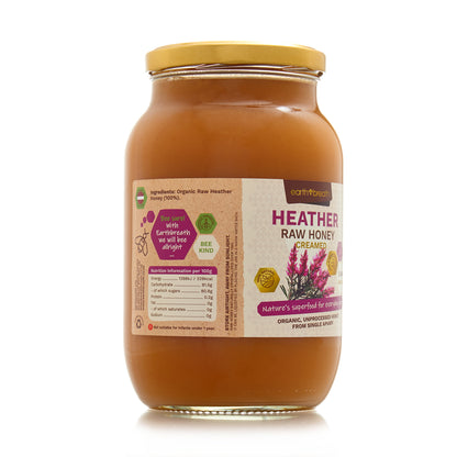 Organic Raw Creamed Heather Honey 400g - 3kg
