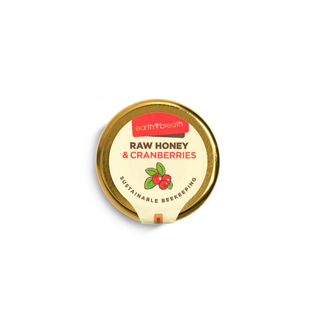 Honey with Cranberries 30g x 16 Mini Jars Earthbreath