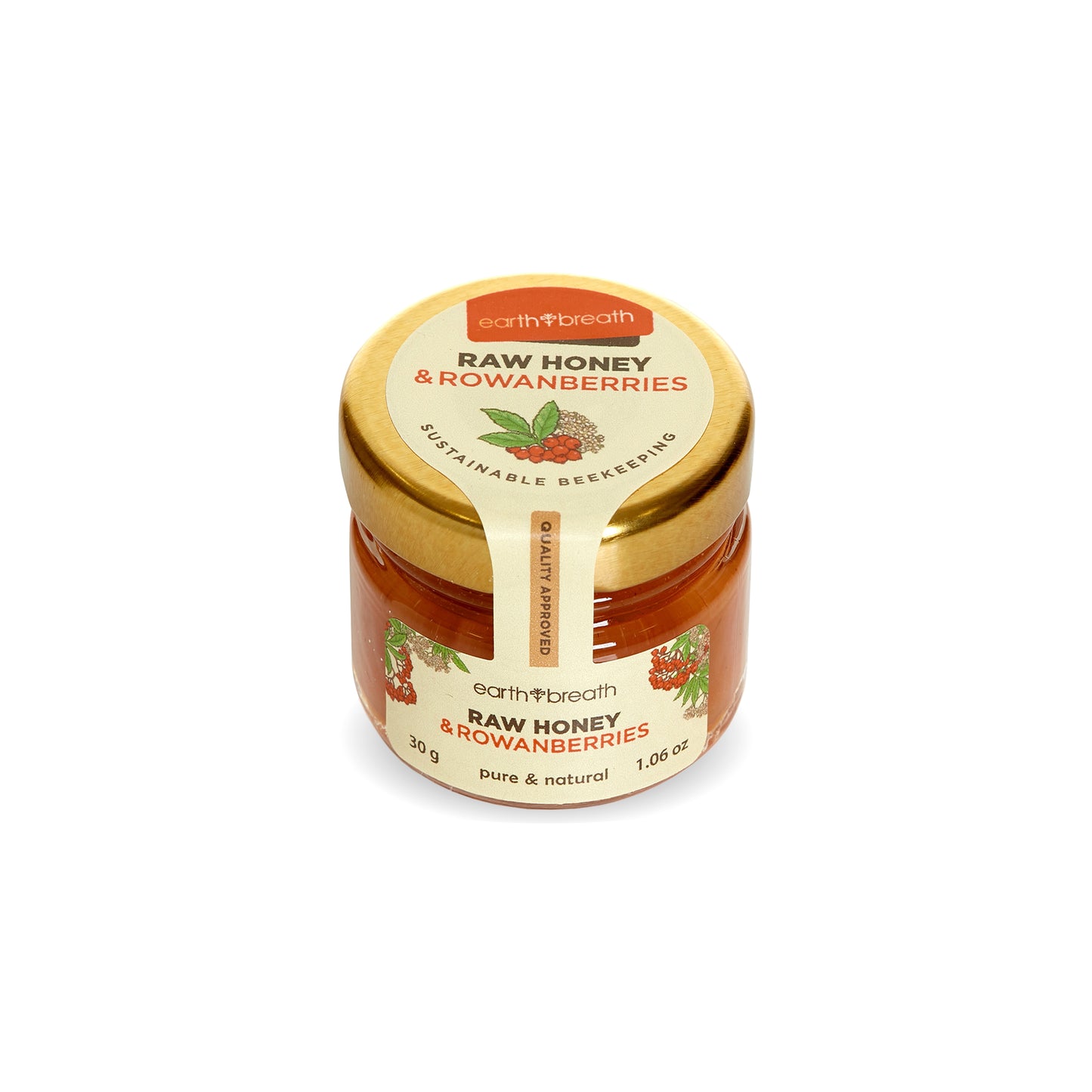 Honey with Rowan Berries 30g x 16 Mini Jars