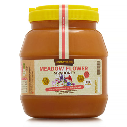 Organic Raw Meadow Flower Honey 400g - 3kg