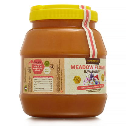 Organic Raw Meadow Flower Honey 400g - 3kg
